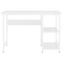 Escritorio para ordenador de MDF y metal blanco 105x55x72 cm de vidaXL, Escritorios - Ref: Foro24-20551, Precio: 73,22 €, Des...
