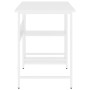 Escritorio para ordenador de MDF y metal blanco 105x55x72 cm de vidaXL, Escritorios - Ref: Foro24-20551, Precio: 74,06 €, Des...
