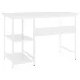 Escritorio para ordenador de MDF y metal blanco 105x55x72 cm de vidaXL, Escritorios - Ref: Foro24-20551, Precio: 73,22 €, Des...