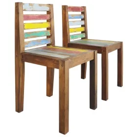 Sillas de comedor 2 unidades madera maciza reciclada de vidaXL, Sillas de comedor - Ref: Foro24-326179, Precio: 168,41 €, Des...