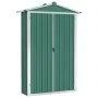 Green galvanized steel garden shed 116x45x175cm by vidaXL, Sheds - Ref: Foro24-46301, Price: 131,87 €, Discount: %