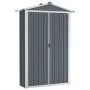 Cobertizo de jardín acero galvanizado gris 116x45x175 cm de vidaXL, Cobertizos - Ref: Foro24-46302, Precio: 121,48 €, Descuen...