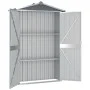 Cobertizo de jardín acero galvanizado gris 116x45x175 cm de vidaXL, Cobertizos - Ref: Foro24-46302, Precio: 121,48 €, Descuen...