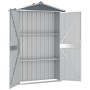 Cobertizo de jardín acero galvanizado gris 116x45x175 cm de vidaXL, Cobertizos - Ref: Foro24-46302, Precio: 135,42 €, Descuen...