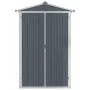 Cobertizo de jardín acero galvanizado gris 116x45x175 cm de vidaXL, Cobertizos - Ref: Foro24-46302, Precio: 121,48 €, Descuen...