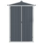 Cobertizo de jardín acero galvanizado gris 116x45x175 cm de vidaXL, Cobertizos - Ref: Foro24-46302, Precio: 135,42 €, Descuen...
