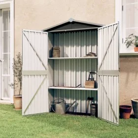 Gartenhaus aus verzinktem Stahl in Anthrazit, 116 x 45 x 175 cm von vidaXL, Schuppen - Ref: Foro24-46303, Preis: 130,50 €, Ra...