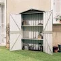 Garden shed anthracite galvanized steel 116x45x175cm by vidaXL, Sheds - Ref: Foro24-46303, Price: 130,50 €, Discount: %