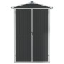 Cobertizo de jardín acero galvanizado antracita 116x45x175cm de vidaXL, Cobertizos - Ref: Foro24-46303, Precio: 143,66 €, Des...