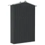 Garden shed anthracite galvanized steel 116x45x175cm by vidaXL, Sheds - Ref: Foro24-46303, Price: 130,50 €, Discount: %