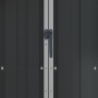 Cobertizo de jardín acero galvanizado antracita 116x45x175cm de vidaXL, Cobertizos - Ref: Foro24-46303, Precio: 143,66 €, Des...