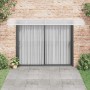 Marquesina para puerta gris 400x100 cm policarbonato en Toldos | Comprar online en Foru.es