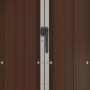 Cobertizo de jardín acero galvanizado marrón 116x45x175 cm de vidaXL, Cobertizos - Ref: Foro24-46304, Precio: 122,63 €, Descu...