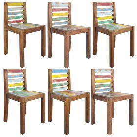 Sillas de comedor 6 unidades madera maciza reciclada de vidaXL, Sillas de comedor - Ref: Foro24-3082891, Precio: 487,13 €, De...