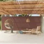 Toldo lateral retráctil de jardín marrón 200x600 cm de vidaXL, Sombrillas - Ref: Foro24-317975, Precio: 111,36 €, Descuento: %