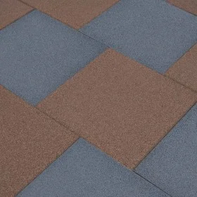 Losetas de goma protección de caídas 6 unidades gris 50x50x3cm de vidaXL, Suelos y moquetas - Ref: Foro24-93439, Precio: 91,3...