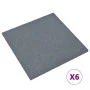 Losetas de goma protección de caídas 6 unidades gris 50x50x3cm de vidaXL, Suelos y moquetas - Ref: Foro24-93439, Precio: 91,3...