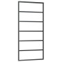 Puerta corredera con herrajes ESG vidrio y aluminio 90x205 cm de vidaXL, Puertas - Ref: Foro24-3081953, Precio: 215,28 €, Des...