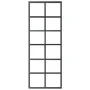 Puerta corredera con herrajes ESG vidrio y aluminio 76x205 cm de vidaXL, Puertas - Ref: Foro24-3081957, Precio: 241,53 €, Des...