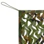 Red de camuflaje con bolsa de almacenamiento verde 1,5x8 m de vidaXL, Equipamiento de protección para caza y tiro - Ref: Foro...