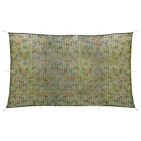Red de camuflaje con bolsa de almacenamiento verde 3x7 m de vidaXL, Equipamiento de protección para caza y tiro - Ref: Foro24...