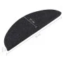 Alfombrilla autoadhesiva de escalera 15 uds antracita 56x17x3cm de vidaXL, Alfombrillas para escalones - Ref: Foro24-136389, ...