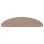Alfombrilla autoadhesiva de escalera 15 uds beige 56x17x3 cm de vidaXL, Alfombrillas para escalones - Ref: Foro24-136388, Pre...