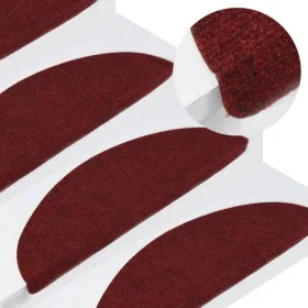 Self-adhesive stair mat 15 pcs 56x17x3 cm red by vidaXL, Stair mats - Ref: Foro24-136392, Price: 39,26 €, Discount: %
