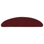 Alfombrilla autoadhesiva escalera 15 uds 56x17x3 cm roja de vidaXL, Alfombrillas para escalones - Ref: Foro24-136392, Precio:...