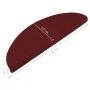 Alfombrilla autoadhesiva escalera 15 uds 56x17x3 cm roja de vidaXL, Alfombrillas para escalones - Ref: Foro24-136392, Precio:...