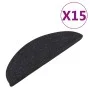 Alfombrilla autoadhesiva de escalera 15 uds 65x22,5x3,5 cm de vidaXL, Alfombrillas para escalones - Ref: Foro24-136395, Preci...