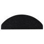 Alfombrilla autoadhesiva de escalera 15 uds negra 65x22,5x3,5cm de vidaXL, Alfombrillas para escalones - Ref: Foro24-136396, ...
