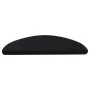 Alfombrilla autoadhesiva de escalera 15 uds negra 65x22,5x3,5cm de vidaXL, Alfombrillas para escalones - Ref: Foro24-136396, ...
