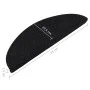 Alfombrilla autoadhesiva de escalera 15 uds negra 65x22,5x3,5cm de vidaXL, Alfombrillas para escalones - Ref: Foro24-136396, ...