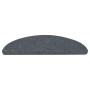Alfombrilla autoadhesiva de escalera 15 uds gris 65x22,5x3,5 cm de vidaXL, Alfombrillas para escalones - Ref: Foro24-136397, ...