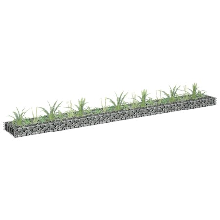 Arriate de gaviones de acero galvanizado 270x30x10 cm de vidaXL, Maceteros y jardineras - Ref: Foro24-145636, Precio: 30,67 €...