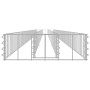 Arriate de gaviones de acero galvanizado 450x30x10 cm de vidaXL, Maceteros y jardineras - Ref: Foro24-145644, Precio: 49,79 €...