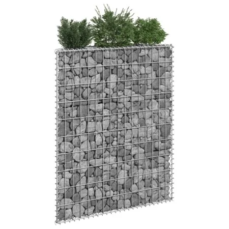 Arriate de gaviones de trapecio acero galvanizado 80x20x100 cm de vidaXL, Maceteros y jardineras - Ref: Foro24-145652, Precio...
