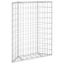 Arriate de gaviones de trapecio acero galvanizado 80x20x100 cm de vidaXL, Maceteros y jardineras - Ref: Foro24-145652, Precio...
