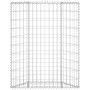 Arriate de gaviones de trapecio acero galvanizado 80x20x100 cm de vidaXL, Maceteros y jardineras - Ref: Foro24-145652, Precio...