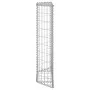Arriate de gaviones de trapecio acero galvanizado 80x20x100 cm de vidaXL, Maceteros y jardineras - Ref: Foro24-145652, Precio...