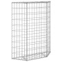 Arriate de gaviones de trapecio acero galvanizado 80x20x100 cm de vidaXL, Maceteros y jardineras - Ref: Foro24-145652, Precio...