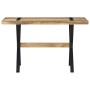 Mesa de comedor madera de mango rugosa 120x60x76 cm de vidaXL, Mesas de cocina y de comedor - Ref: Foro24-321604, Precio: 205...