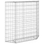 Arriate de gaviones de trapecio acero galvanizado 100x20x100 cm de vidaXL, Maceteros y jardineras - Ref: Foro24-145653, Preci...