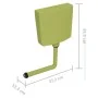 Cisterna de inodoro con entrada de agua inferior verde 3/6 L de vidaXL, Cisternas del inodoro - Ref: Foro24-148007, Precio: 3...