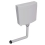 Cisterna de inodoro con entrada de agua inferior gris 3/6 L de vidaXL, Cisternas del inodoro - Ref: Foro24-148008, Precio: 43...