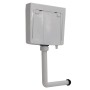 Cisterna de inodoro con entrada de agua inferior gris 3/6 L de vidaXL, Cisternas del inodoro - Ref: Foro24-148008, Precio: 43...
