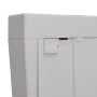 Cisterna de inodoro con entrada de agua inferior gris 3/6 L de vidaXL, Cisternas del inodoro - Ref: Foro24-148008, Precio: 43...