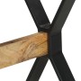 Mesa de comedor madera de mango rugosa 120x60x76 cm de vidaXL, Mesas de cocina y de comedor - Ref: Foro24-321604, Precio: 205...
