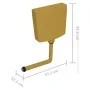 Toilet cistern with bottom water inlet, flush 3/6 L. by vidaXL, Toilet cisterns - Ref: Foro24-148010, Price: 40,00 €, Discoun...